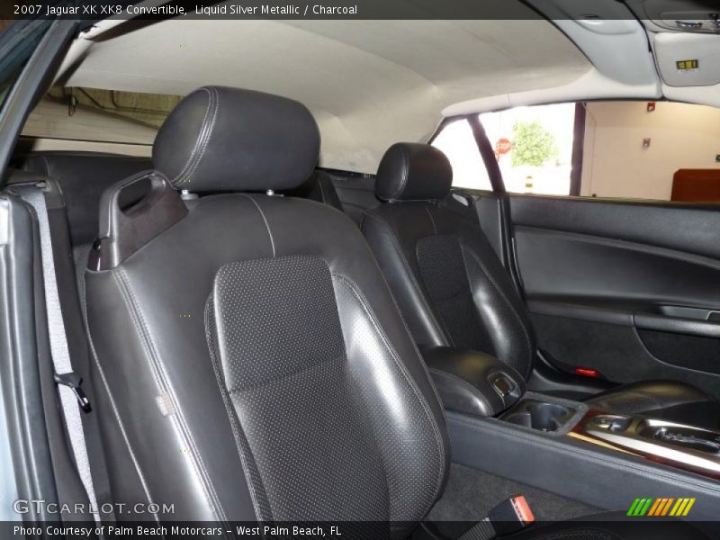 Liquid Silver Metallic / Charcoal 2007 Jaguar XK XK8 Convertible