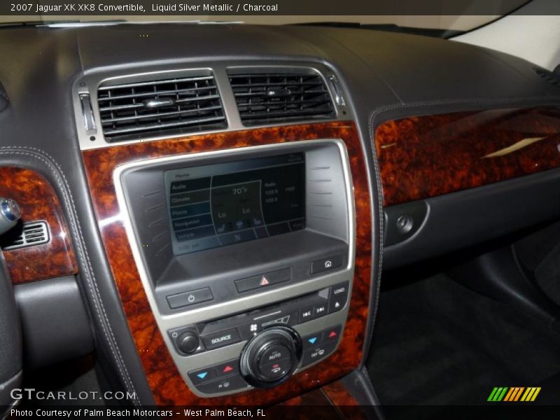 Liquid Silver Metallic / Charcoal 2007 Jaguar XK XK8 Convertible
