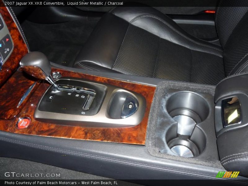Liquid Silver Metallic / Charcoal 2007 Jaguar XK XK8 Convertible