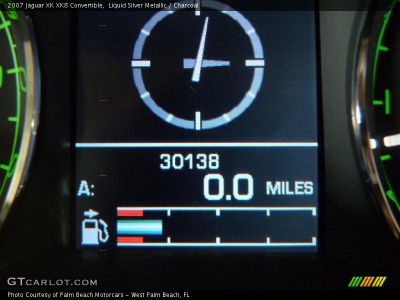 Liquid Silver Metallic / Charcoal 2007 Jaguar XK XK8 Convertible