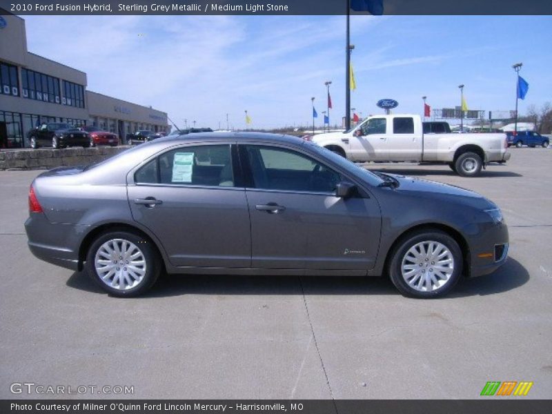 Sterling Grey Metallic / Medium Light Stone 2010 Ford Fusion Hybrid