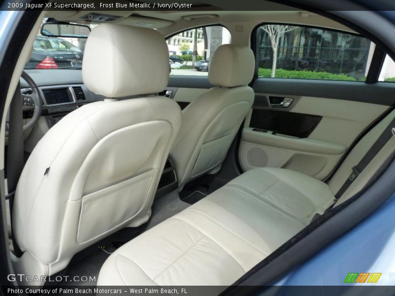 Frost Blue Metallic / Ivory/Oyster 2009 Jaguar XF Supercharged