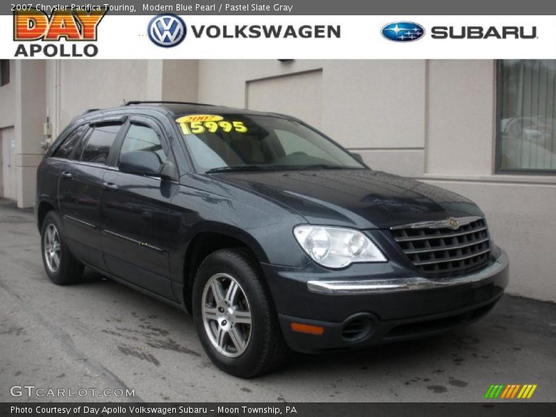 Modern Blue Pearl / Pastel Slate Gray 2007 Chrysler Pacifica Touring