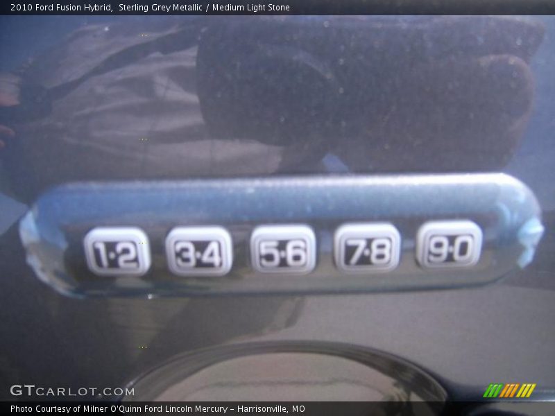 Sterling Grey Metallic / Medium Light Stone 2010 Ford Fusion Hybrid