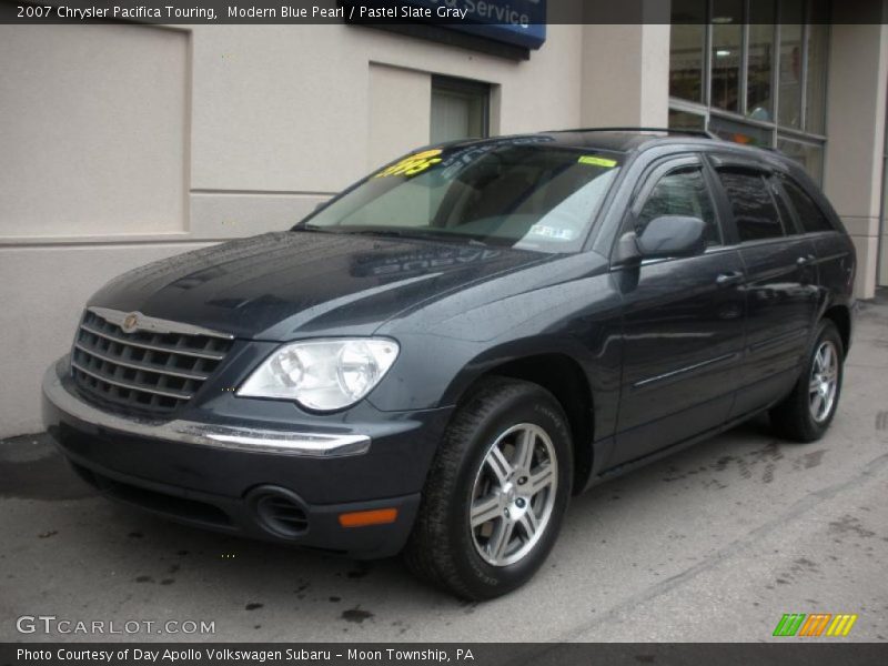 Modern Blue Pearl / Pastel Slate Gray 2007 Chrysler Pacifica Touring