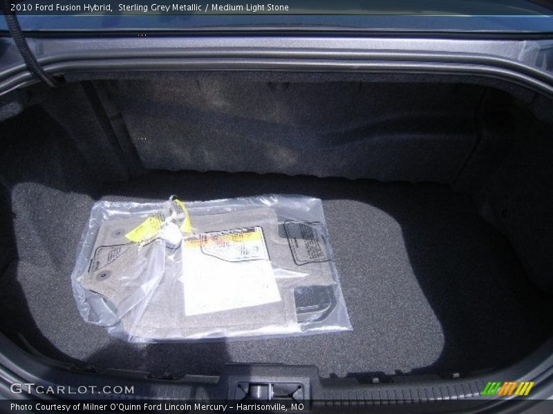 Sterling Grey Metallic / Medium Light Stone 2010 Ford Fusion Hybrid