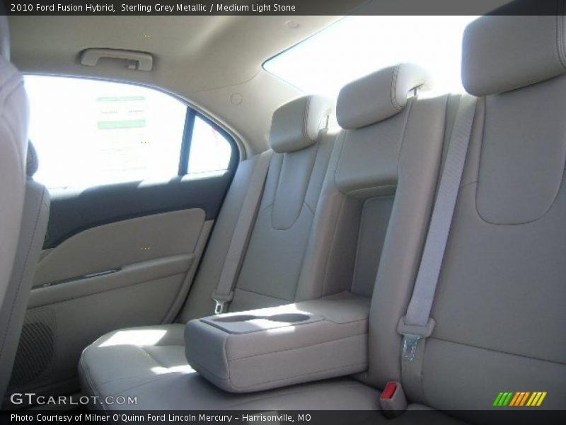 Sterling Grey Metallic / Medium Light Stone 2010 Ford Fusion Hybrid