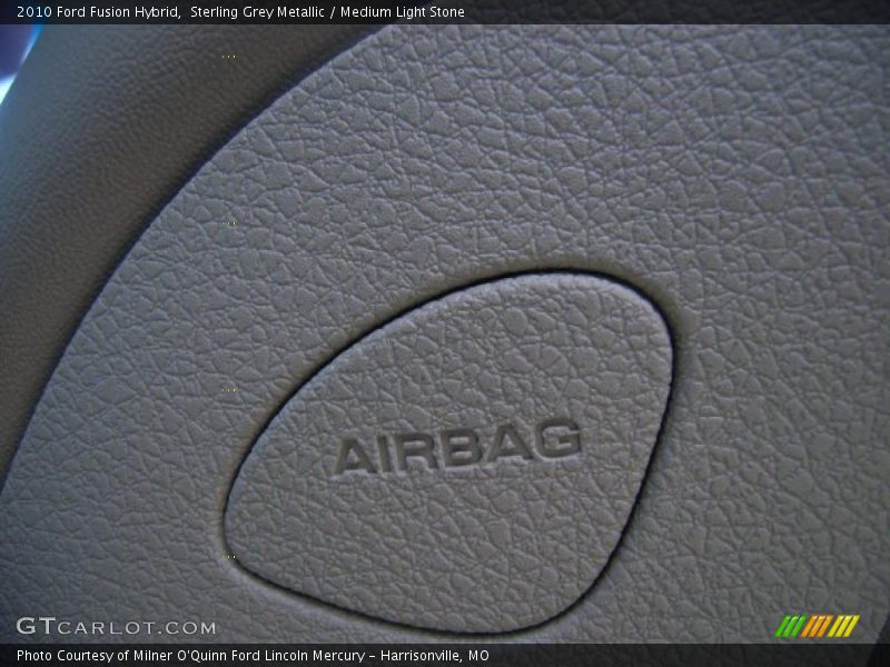 Sterling Grey Metallic / Medium Light Stone 2010 Ford Fusion Hybrid