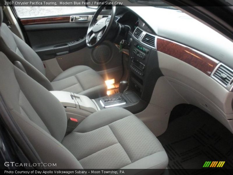Modern Blue Pearl / Pastel Slate Gray 2007 Chrysler Pacifica Touring