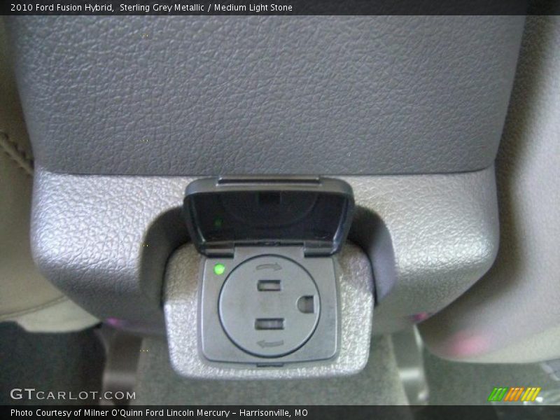 Sterling Grey Metallic / Medium Light Stone 2010 Ford Fusion Hybrid