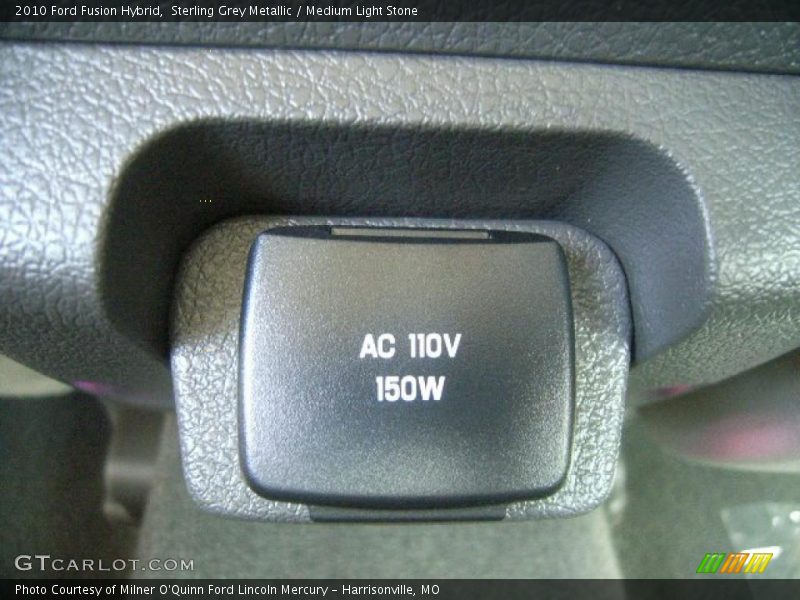 Sterling Grey Metallic / Medium Light Stone 2010 Ford Fusion Hybrid