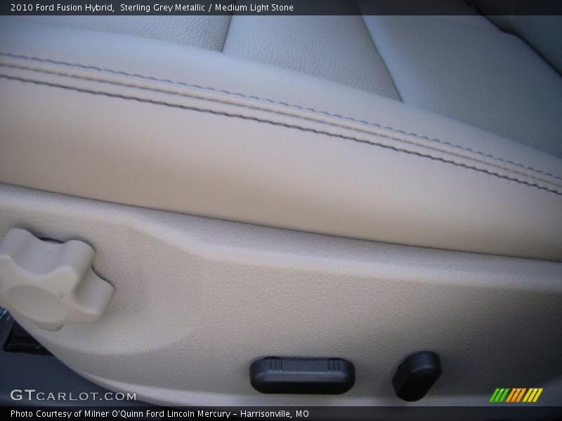 Sterling Grey Metallic / Medium Light Stone 2010 Ford Fusion Hybrid