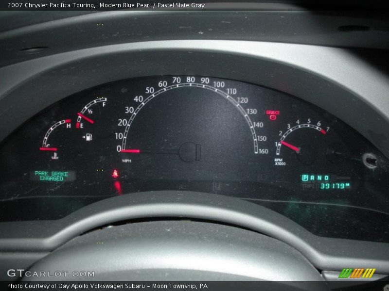 Modern Blue Pearl / Pastel Slate Gray 2007 Chrysler Pacifica Touring