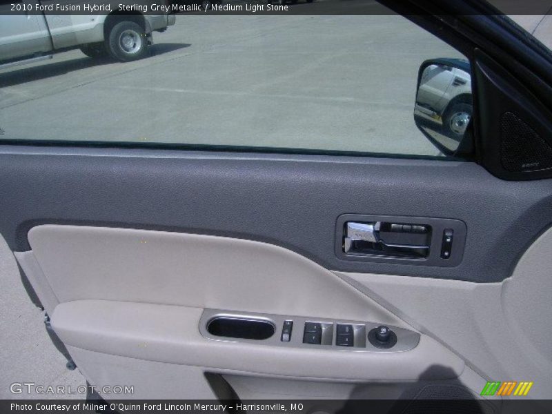 Sterling Grey Metallic / Medium Light Stone 2010 Ford Fusion Hybrid