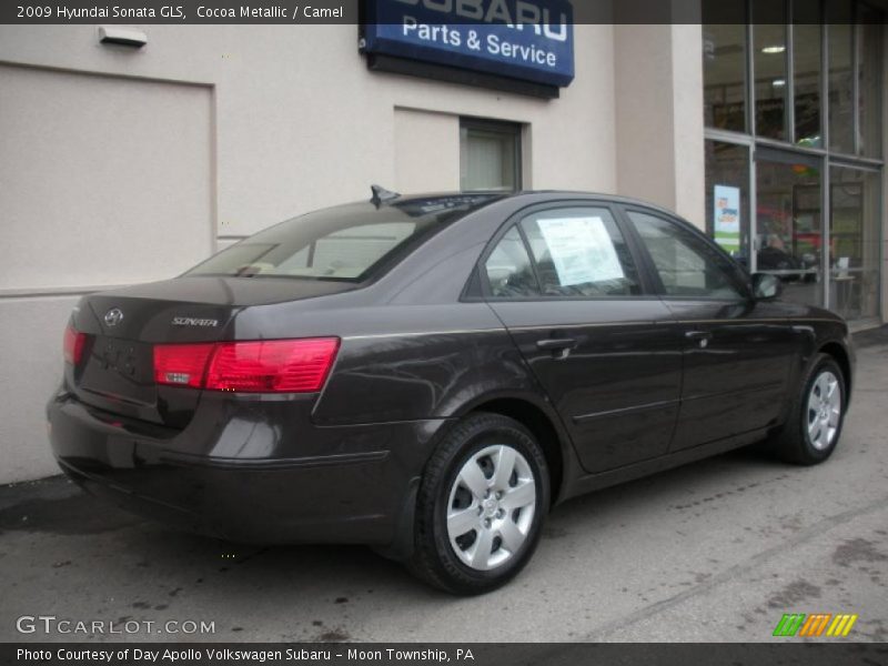 Cocoa Metallic / Camel 2009 Hyundai Sonata GLS