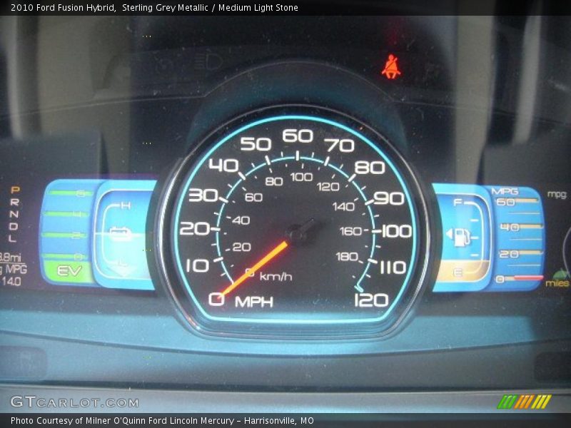 Sterling Grey Metallic / Medium Light Stone 2010 Ford Fusion Hybrid