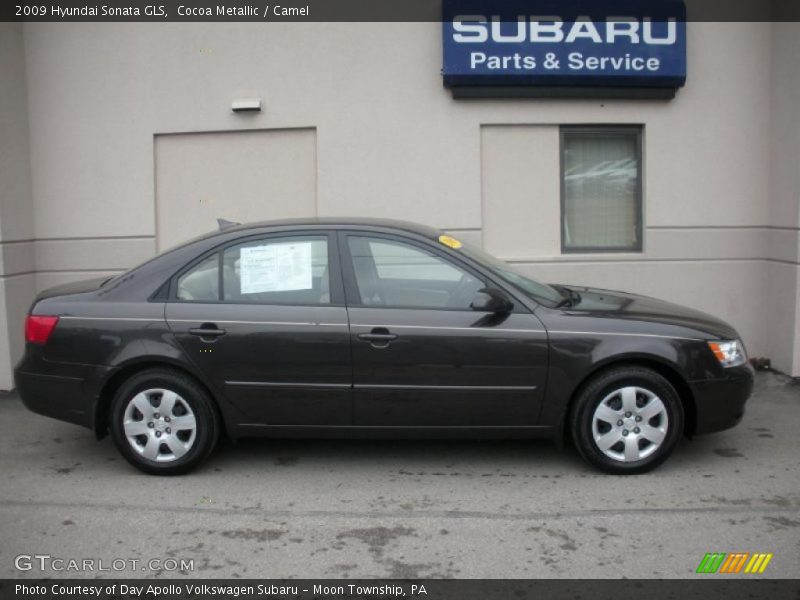Cocoa Metallic / Camel 2009 Hyundai Sonata GLS