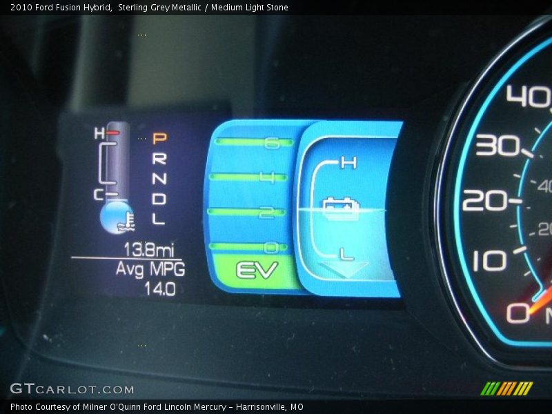 Sterling Grey Metallic / Medium Light Stone 2010 Ford Fusion Hybrid