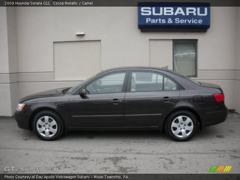 Cocoa Metallic / Camel 2009 Hyundai Sonata GLS
