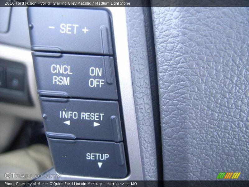 Sterling Grey Metallic / Medium Light Stone 2010 Ford Fusion Hybrid