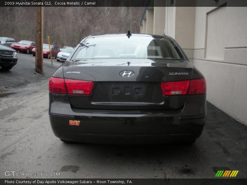 Cocoa Metallic / Camel 2009 Hyundai Sonata GLS