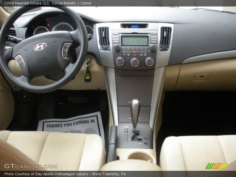 Cocoa Metallic / Camel 2009 Hyundai Sonata GLS