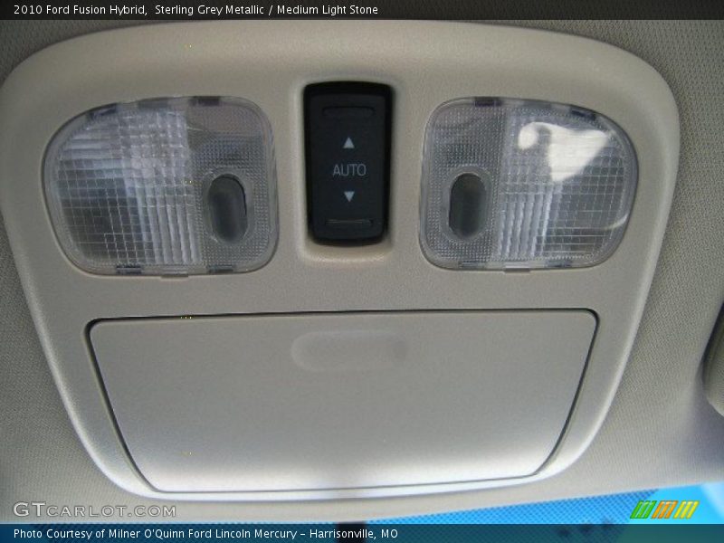 Sterling Grey Metallic / Medium Light Stone 2010 Ford Fusion Hybrid