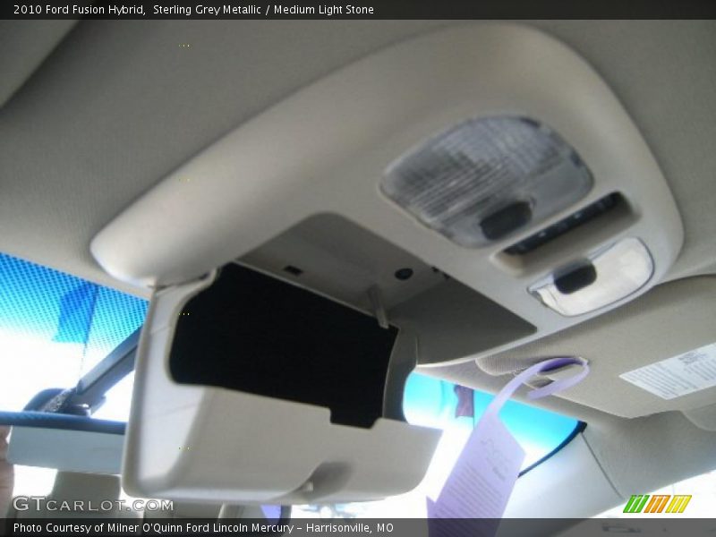Sterling Grey Metallic / Medium Light Stone 2010 Ford Fusion Hybrid