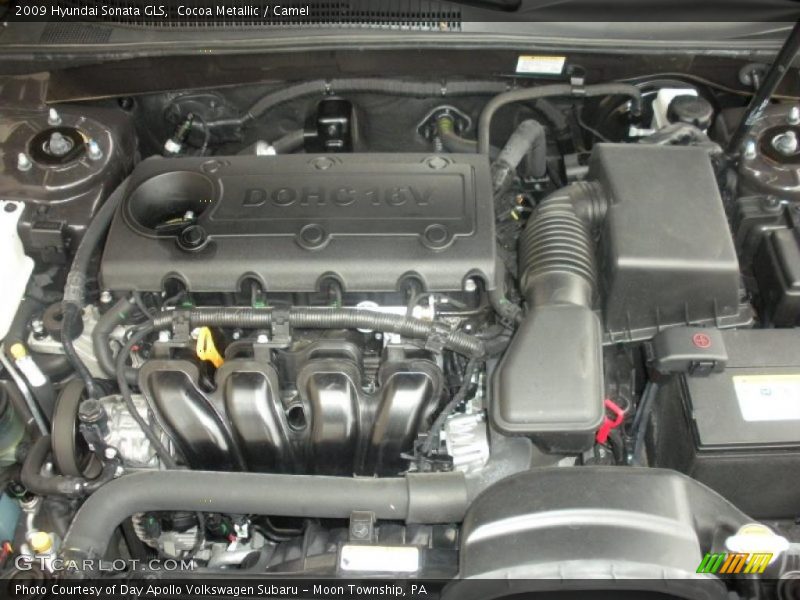 Cocoa Metallic / Camel 2009 Hyundai Sonata GLS