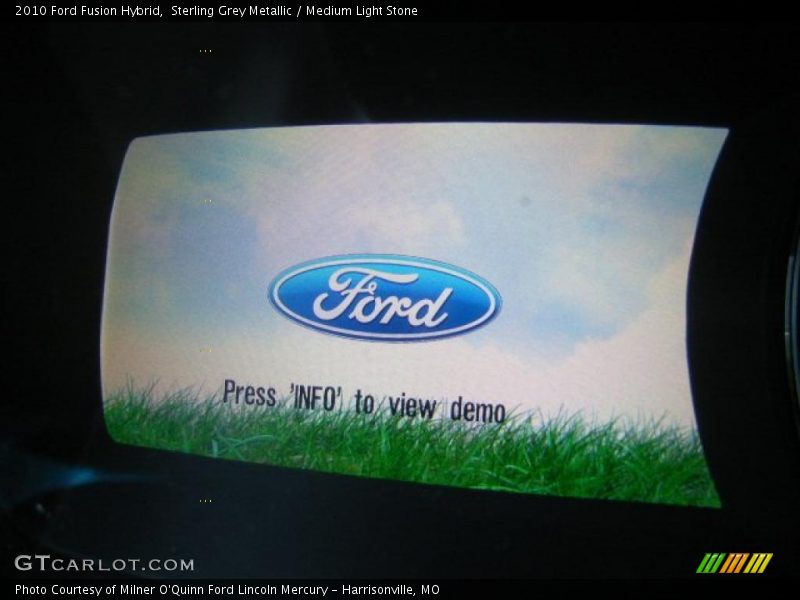 Sterling Grey Metallic / Medium Light Stone 2010 Ford Fusion Hybrid