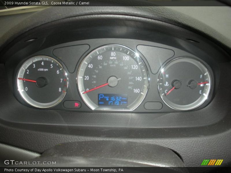 Cocoa Metallic / Camel 2009 Hyundai Sonata GLS
