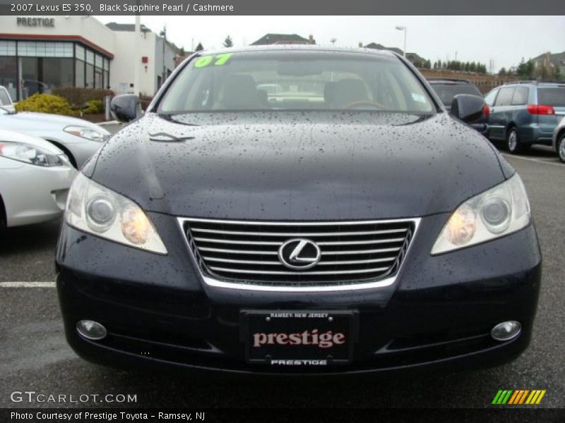 Black Sapphire Pearl / Cashmere 2007 Lexus ES 350