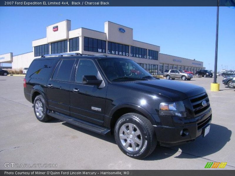 Black / Charcoal Black 2007 Ford Expedition EL Limited 4x4