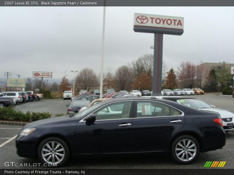 Black Sapphire Pearl / Cashmere 2007 Lexus ES 350