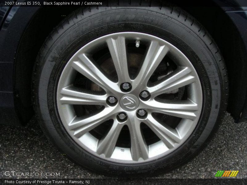 Black Sapphire Pearl / Cashmere 2007 Lexus ES 350