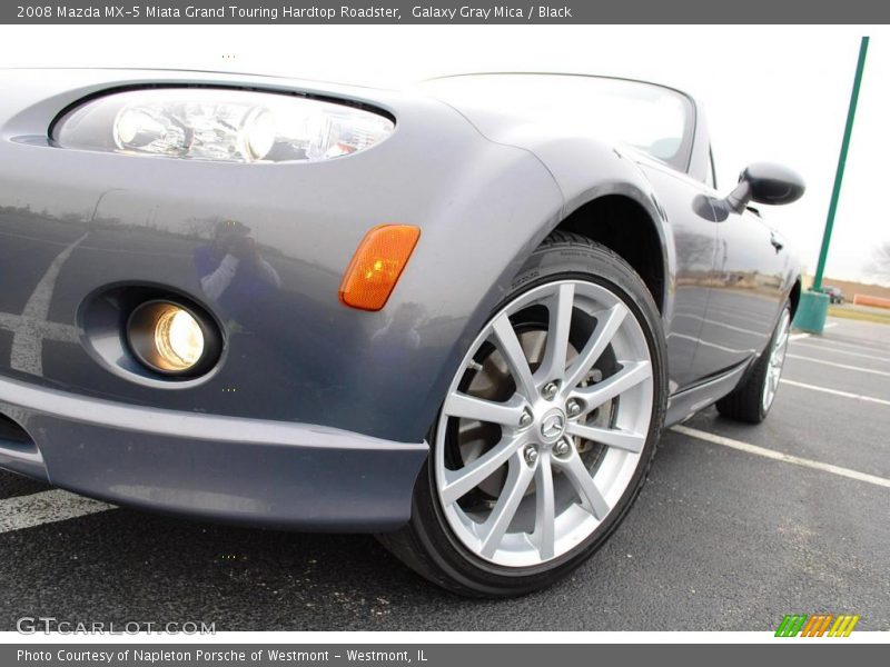 Galaxy Gray Mica / Black 2008 Mazda MX-5 Miata Grand Touring Hardtop Roadster