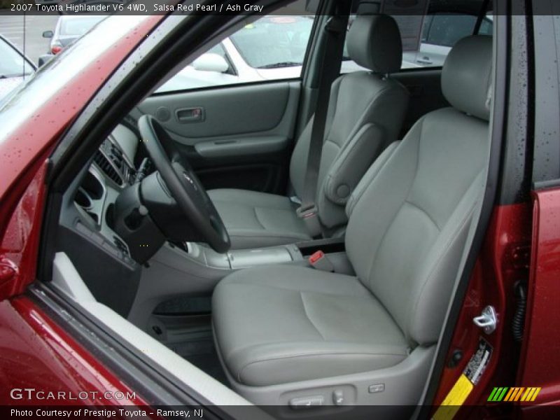 Salsa Red Pearl / Ash Gray 2007 Toyota Highlander V6 4WD