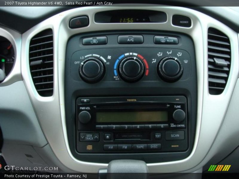 Salsa Red Pearl / Ash Gray 2007 Toyota Highlander V6 4WD