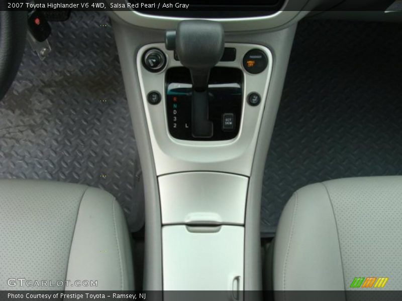 Salsa Red Pearl / Ash Gray 2007 Toyota Highlander V6 4WD