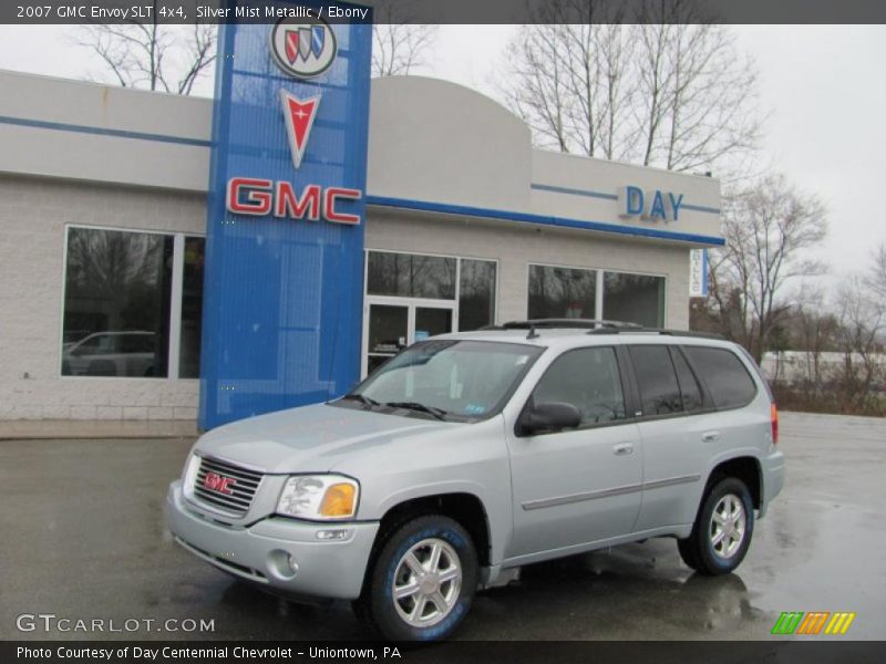 Silver Mist Metallic / Ebony 2007 GMC Envoy SLT 4x4