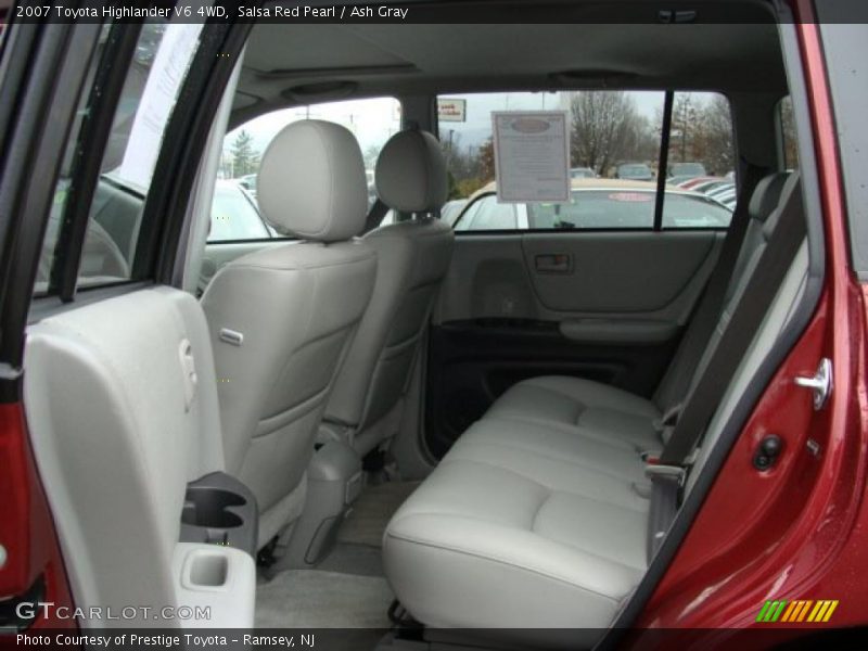 Salsa Red Pearl / Ash Gray 2007 Toyota Highlander V6 4WD
