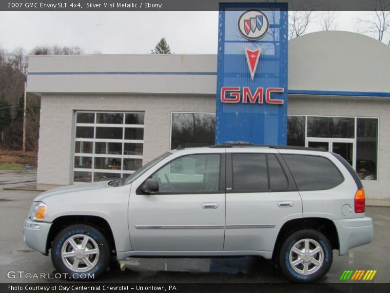 Silver Mist Metallic / Ebony 2007 GMC Envoy SLT 4x4