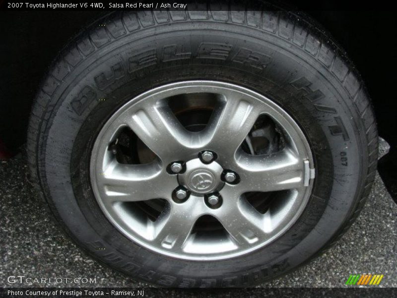 Salsa Red Pearl / Ash Gray 2007 Toyota Highlander V6 4WD