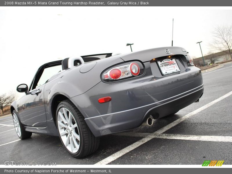 Galaxy Gray Mica / Black 2008 Mazda MX-5 Miata Grand Touring Hardtop Roadster
