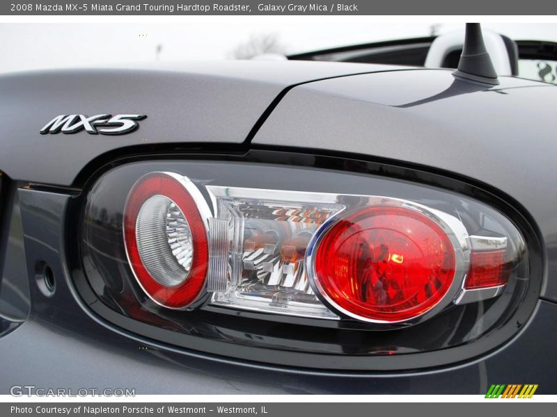 Galaxy Gray Mica / Black 2008 Mazda MX-5 Miata Grand Touring Hardtop Roadster