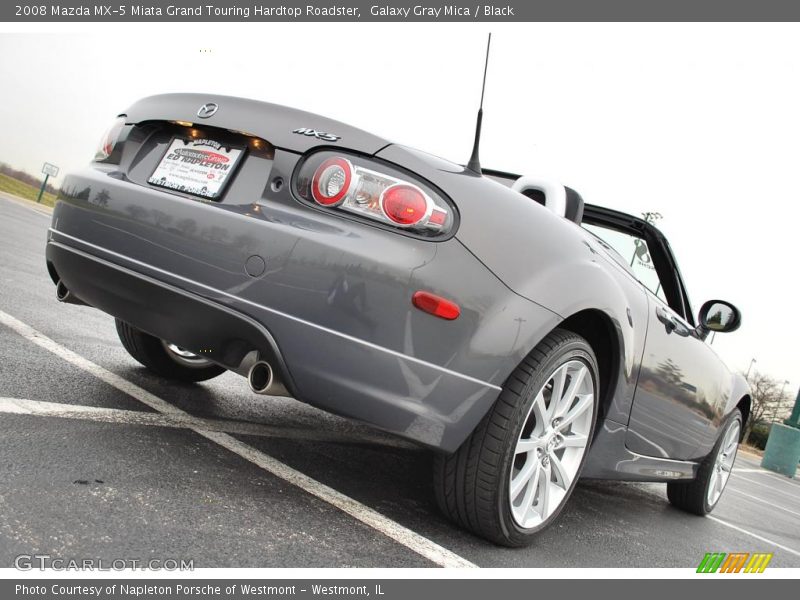Galaxy Gray Mica / Black 2008 Mazda MX-5 Miata Grand Touring Hardtop Roadster
