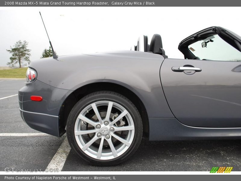 Galaxy Gray Mica / Black 2008 Mazda MX-5 Miata Grand Touring Hardtop Roadster