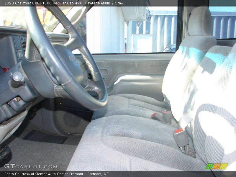 Pewter Metallic / Gray 1998 Chevrolet C/K K1500 Regular Cab 4x4