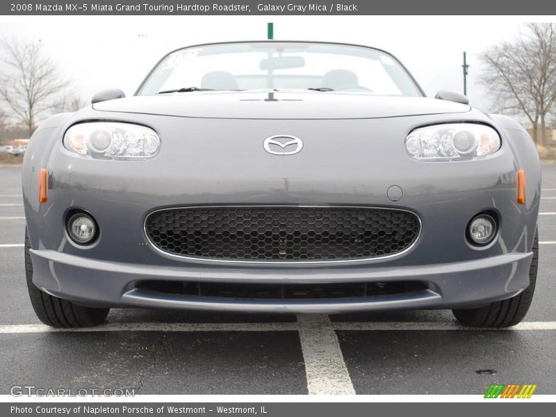 Galaxy Gray Mica / Black 2008 Mazda MX-5 Miata Grand Touring Hardtop Roadster