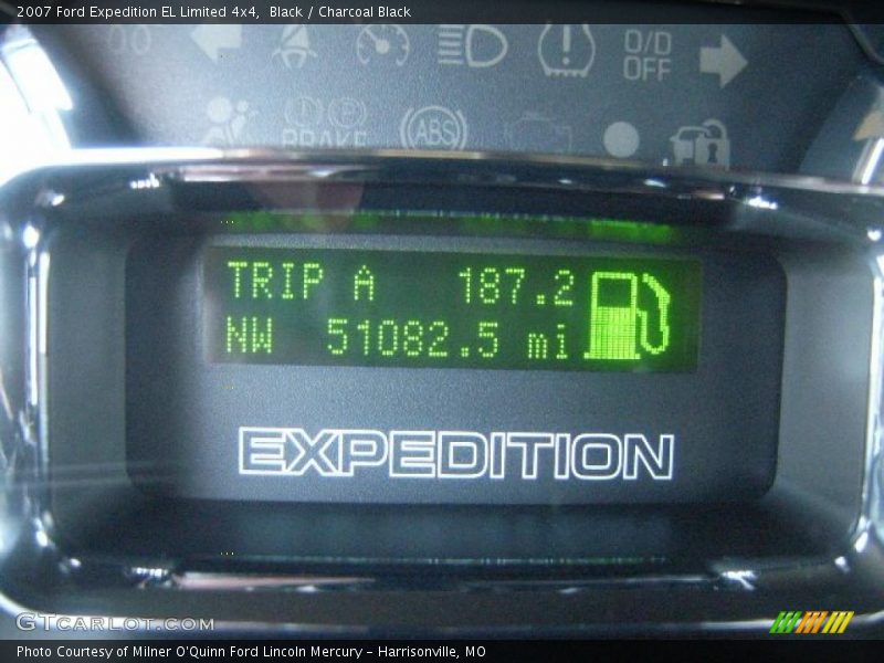 Black / Charcoal Black 2007 Ford Expedition EL Limited 4x4